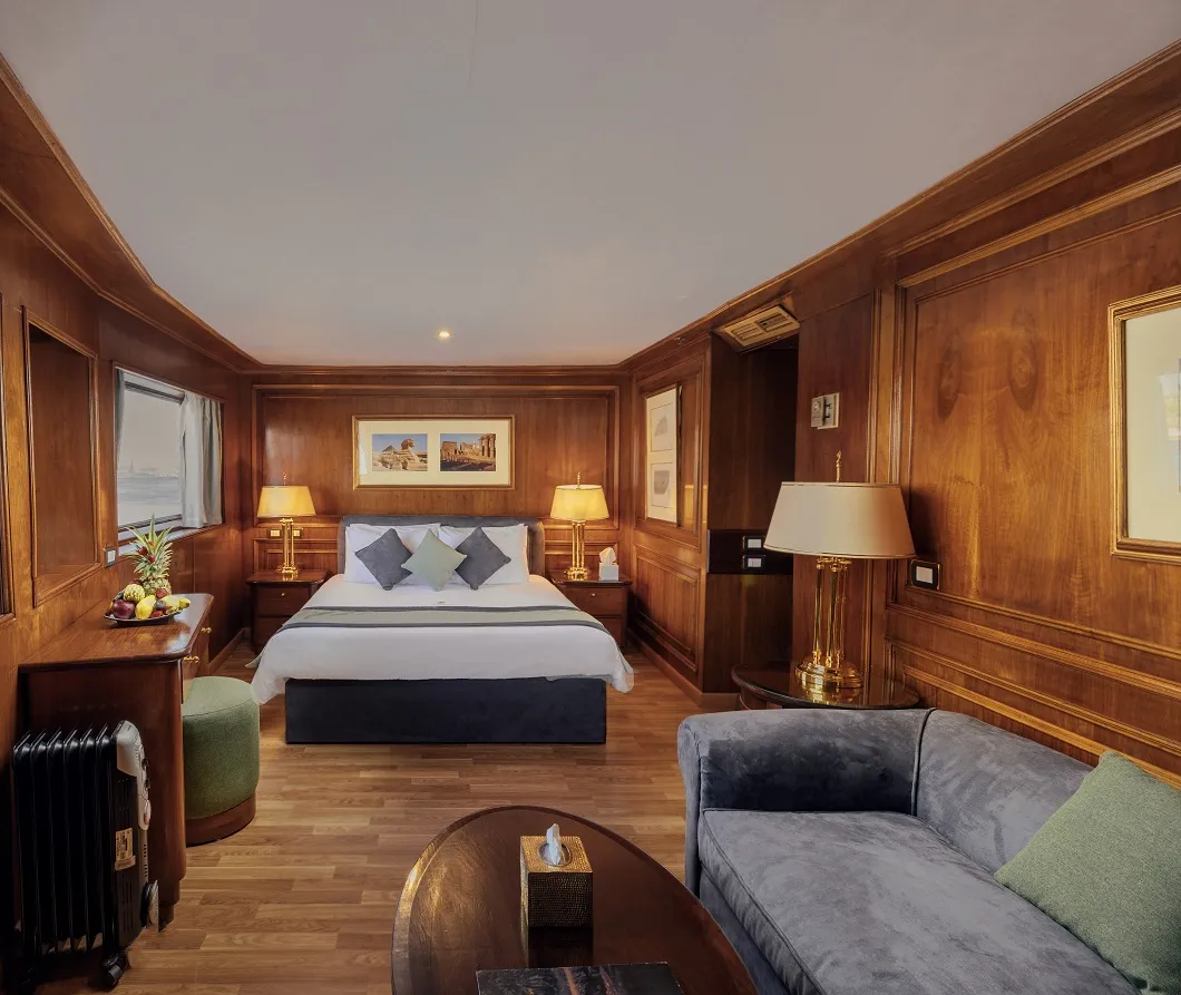 Cabin aboard the MS Salacia Nile Cruise Nile cruise
